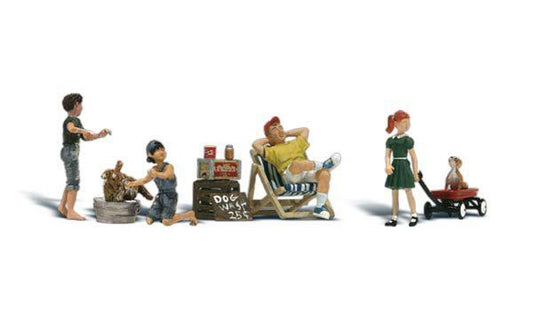 Dog Wash - Scenic Accents pkg (9) - A1905 : HO