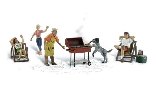 Backyard Barbeque - Scenic Accents pkg (9) - A1929 : HO