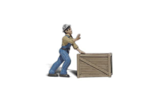 Dock Worker with Crate - A2523 : G