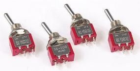 Miniature Toggle Switch Single Pole Single Throw, 5amp 120VAC/28VDC - 3620004