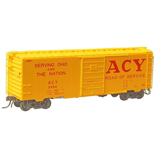 40' PS-1 Boxcar 7 FT Superior Door - Akron Canton & Youngstown ACY 3454-4331 : HO