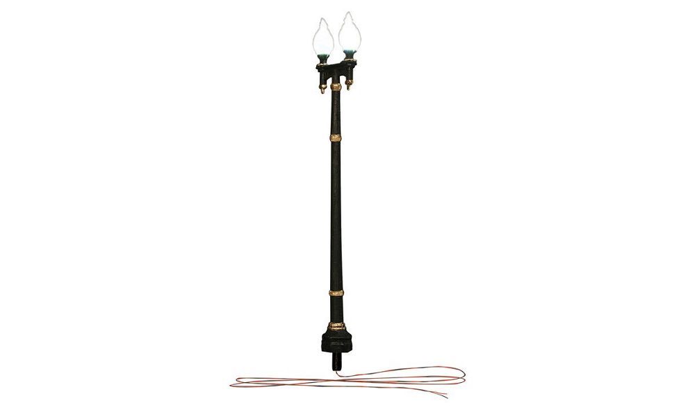 Double Lamp Post Street Light-JP5632 : HO