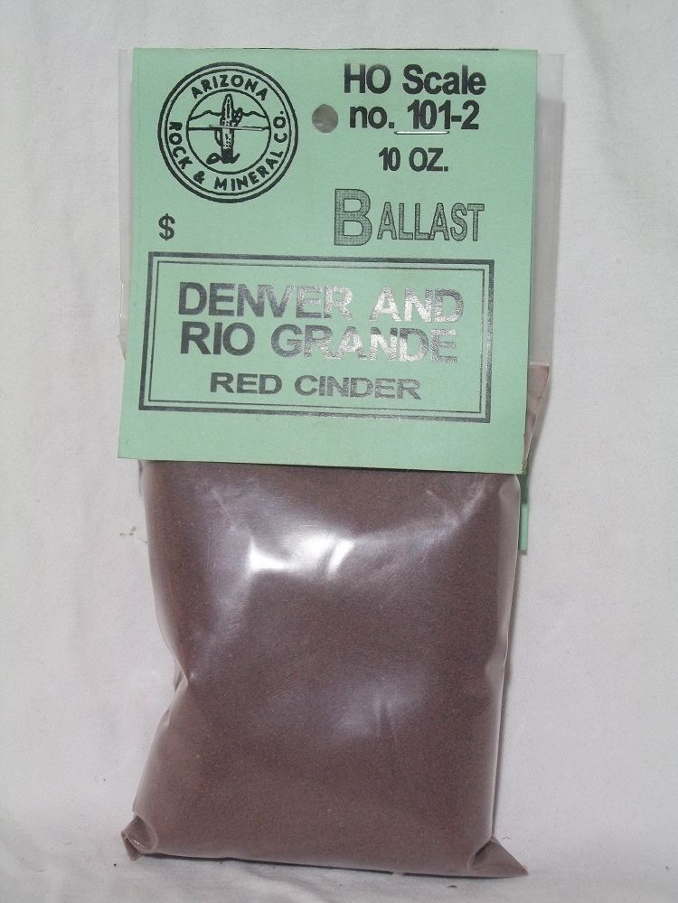 D&RGW Red Cinder Scale Ballast  Ballast-1011