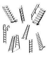 Steps & Ladders Set - 1602 : HO