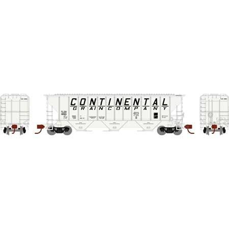 PS-2 4427 3-Bay Covered Hopper Continental Grain TLDX 13065 - 25443 : N