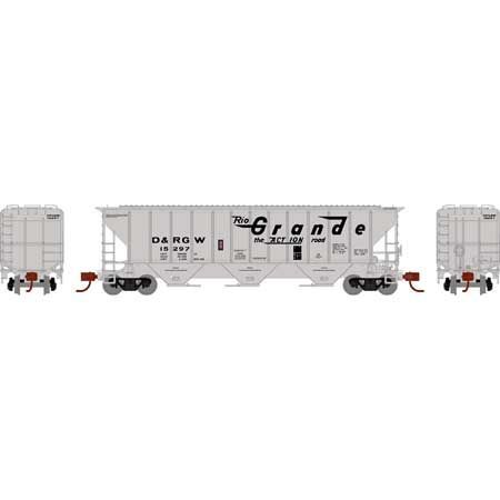 PS-2 4427 3-Bay Covered Hopper Denver & Rio Grande Western D&RGW 15297 - 25450 : N