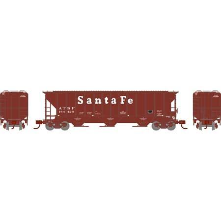 PS-2 4427 3-Bay Covered Hopper Santa Fe ATSF 184426 - 25459 : N