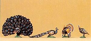 Turkey & Peacock - 10166 : HO