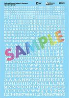 Railroad Roman Letters & Numbers 10 14 18 20 Inch (white) - 90321 : HO