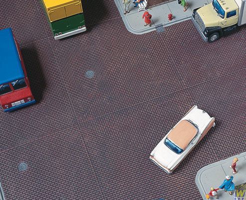 Street System Expander Brick Straight Sections - 3156 : HO