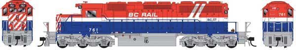 GMD SD40-2 British Columbia Railway BCR 765 DCC Ready - 25021 : HO