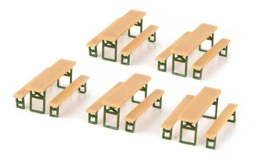 Picnic Tables Kit (5-Pack) - 4190 : HO
