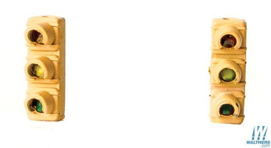 Single-Sided Hanging 1960s-Style Traffic Light 2-Pack - 4369 : HO