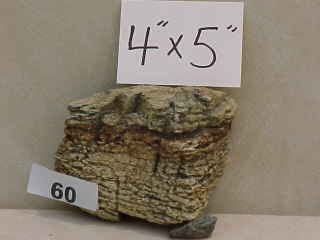 4 X 5 Fine Layered Outcrop Rock Mold-M60