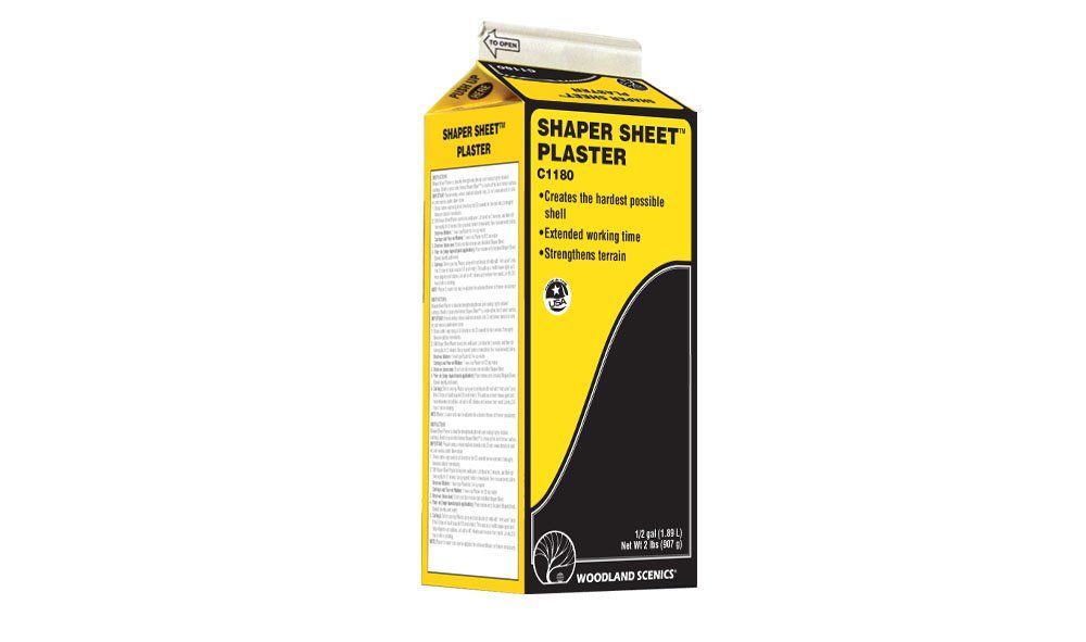 Shaper Sheet(tm) Plaster -- 1/2 Gallon 1.89 Liter - C1180