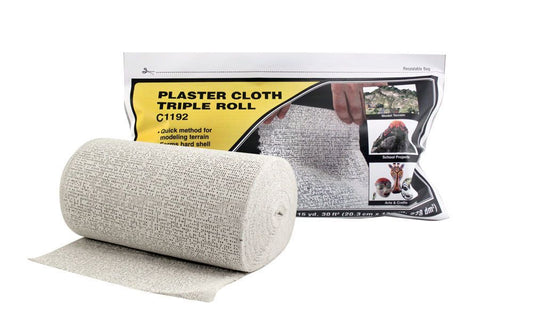 Plaster Cloth -- Triple Roll 8 X 45 Inch Roll 30 Sq. FT - C1192