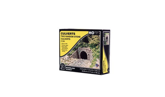Two Random Stone Culverts - C1264 : HO