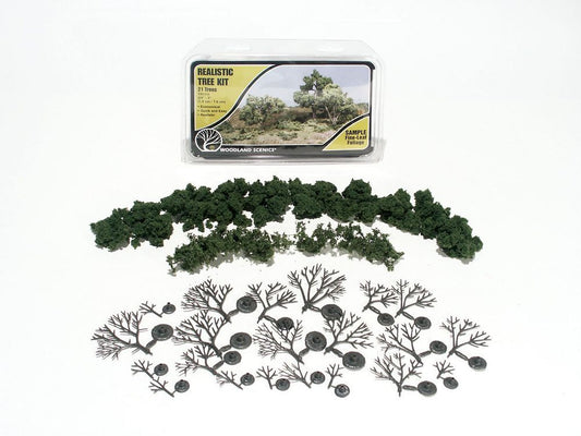 Tree Kit-med Green Deciduous 3 Inch -7 Inch - TR1112
