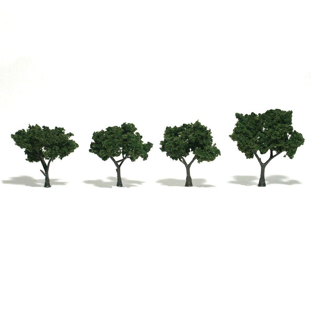 Trees-med Green Deciduous 2 Inch -3 Inch - TR1504