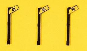 Angled Speed Signs (High) 3/set - 844 : HO
