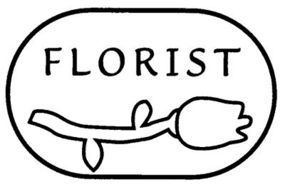 Neon-like Sign: Florist (violet) - 7502701
