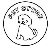 Neon-Like Signs: Pet Store (Yellow) - 7504301