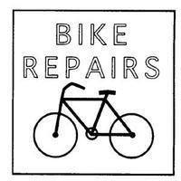 Neon-Like Signs: Bike Repairs (Yellow) - 7504601