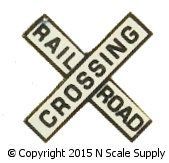 Railroad Sign-2261 : N