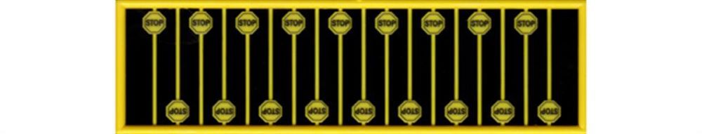 Early Yellow Stop Signs -- pkg(18)-2613 : N