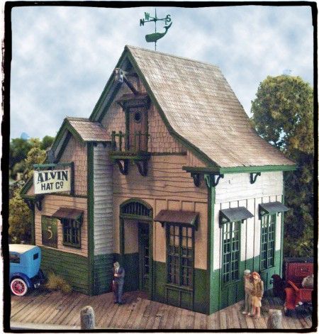 Alvin Hat Company Laser Cut Wood Kit - 1040 : HO