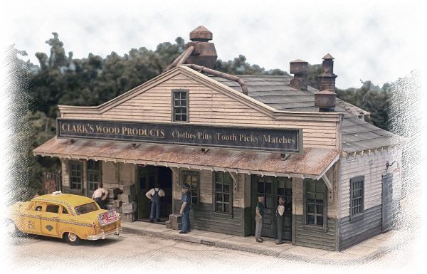 Clark's Wood Products Laser Cut Wood Kit Limited Run - 0332 : HO