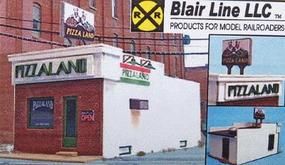 Pizzaland Laser Cut Wood Kit-196 : HO