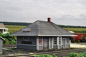 Laser Cut Wood Railroad Kit-2004 : HO