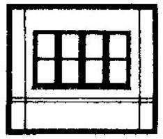 Plastic Walls-30143 : HO