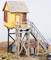 Avon St Elevated Crossing Gate Tower Laser Cut Wood Kit - 241 : HO