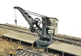 Brownhoist Industrial Pillar Crane Laser Cut Wood Kit - 391 : HO
