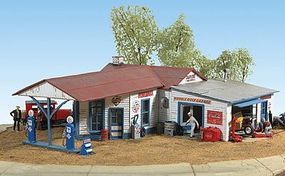 Marble Rock Garage Laser Cut Wood Kit - 591 : HO