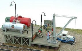 East Side Fuel Depot Laser-Cut Wood Kit - 671 : HO