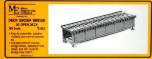 HOn3 Deck Girder Bridge 30' Open Deck - 75504 : HON3