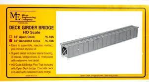 Deck Girder Bridge 85' Ballasted Deck - 75506 : HO