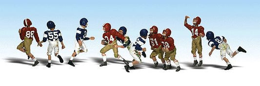 Youth Football Players - Scenic Accents pkg (9) - A1895 : HO