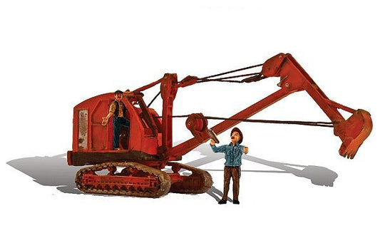 Backhoe Auto Scenes - AS5566 : HO
