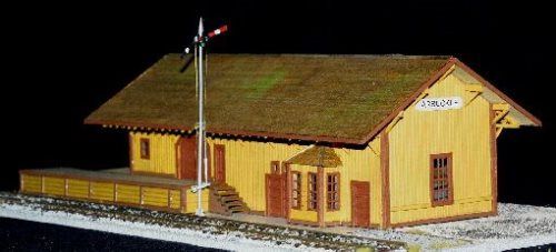 Laser Cut Wood Railroad Kit-00020 : HO