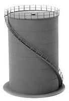 Cylindrical Steel Water or Fuel Tank Plastic Structure Kit - 7013 : HO