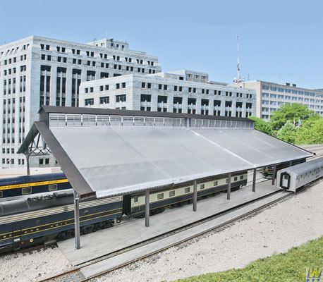 Train Shed With Clear Roof Kit - 2984 : HO
