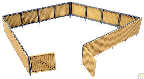 Corrugated Fence Kit - Scale Feet: 240 Ft - 3632 : HO