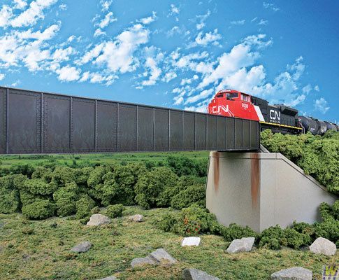 90' Single-track Railroad Through Girder Bridge Kit - 4503 : HO