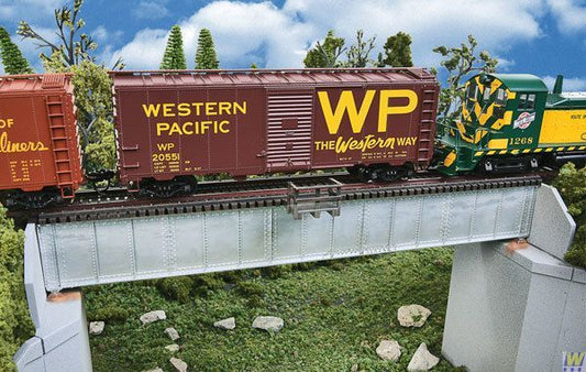 70' Single Track Railroad Deck Girder Bridge Kit - 4507 : HO