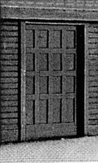 CNW 16 Panel Freight Door 2/pk - 133 : HO