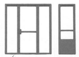 Office Windows & Doors 8/pk - 80161 : HO